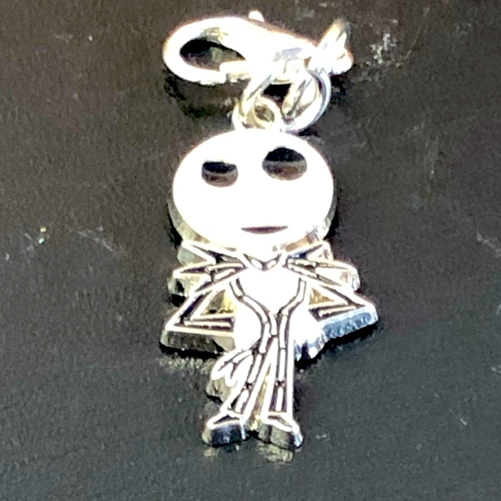 Stainless steel "Jack Skellington" charm